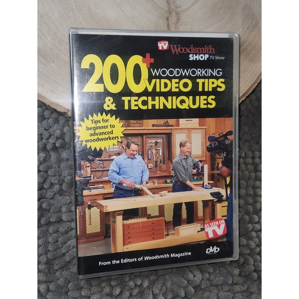 200+ Woodworking Video Tips & Techniques (DVD) NEW